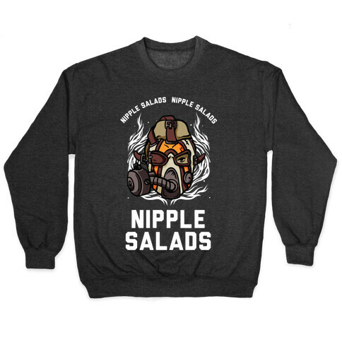 Nipple Salads Krieg Parody Pullover