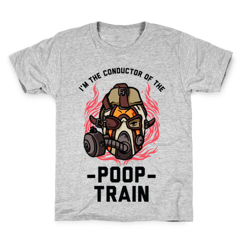 I'm the Conductor of the Poop Train Krieg Parody Kids T-Shirt
