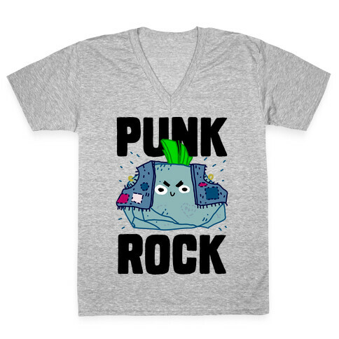 Punk Rock V-Neck Tee Shirt