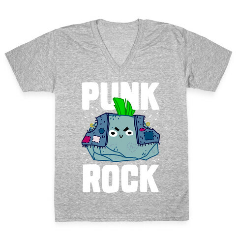 Punk Rock V-Neck Tee Shirt