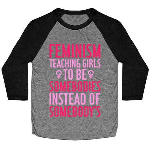 Feminism: Teaching Girls Baseball Tee