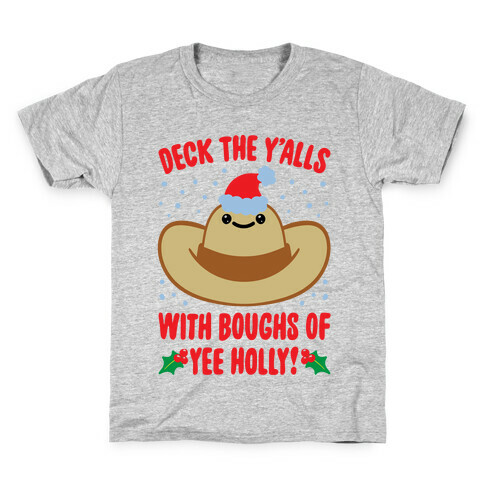 Deck The Y'alls Parody Kids T-Shirt