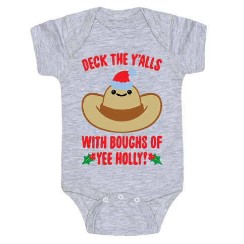 Deck The Y'alls Parody Baby One-Piece