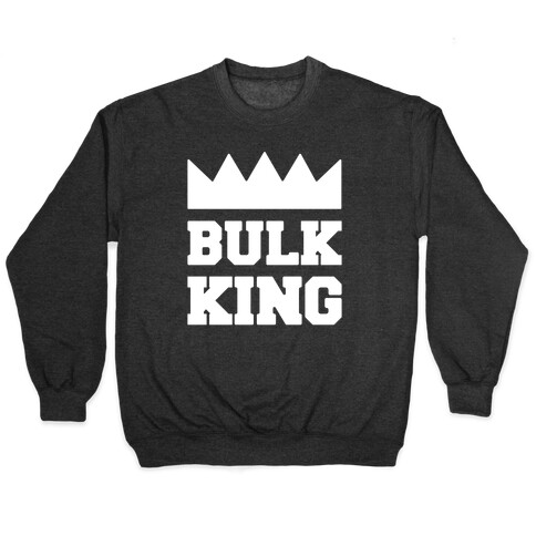 Bulk King White Print Pullover