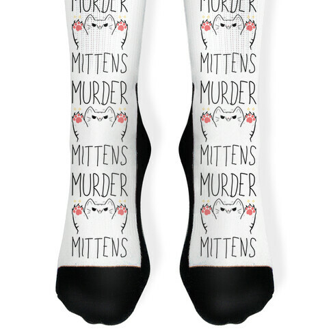 Murder Mittens Sock