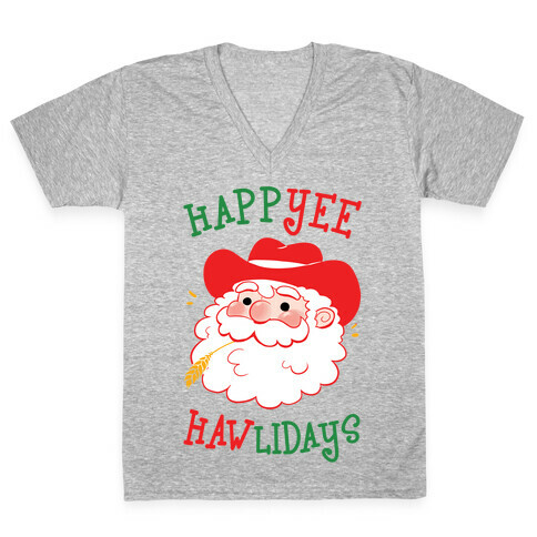 HappYEE HAWlidays V-Neck Tee Shirt