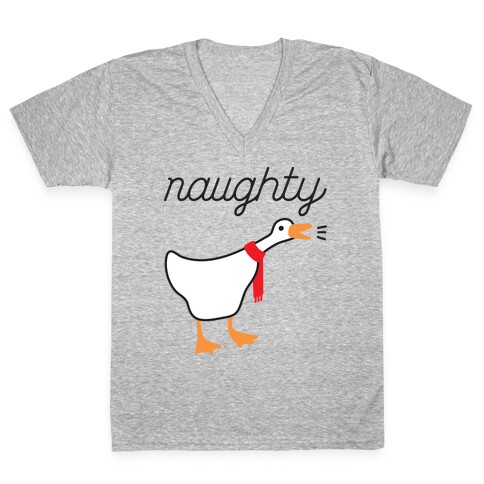 Naughty Goose V-Neck Tee Shirt