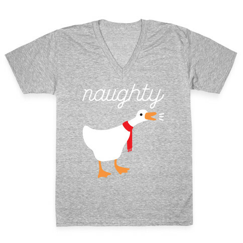 Naughty Goose V-Neck Tee Shirt