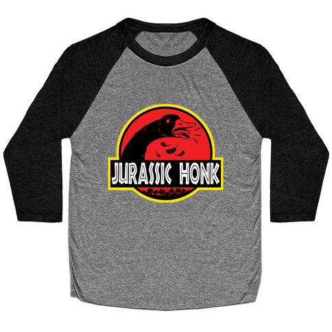 Jurassic Honk Baseball Tee