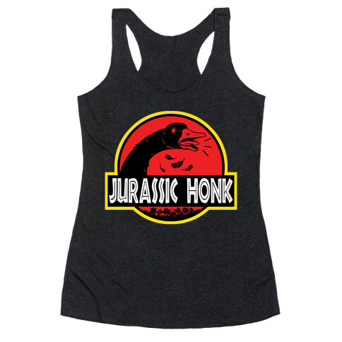 Jurassic Honk Racerback Tank Top