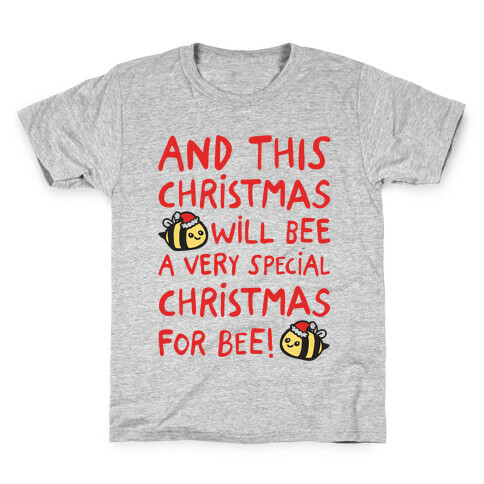 This Christmas Will Bee Parody Kids T-Shirt