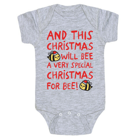 This Christmas Will Bee Parody Baby One-Piece