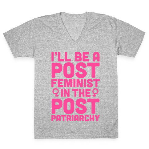 Post-Feminist V-Neck Tee Shirt