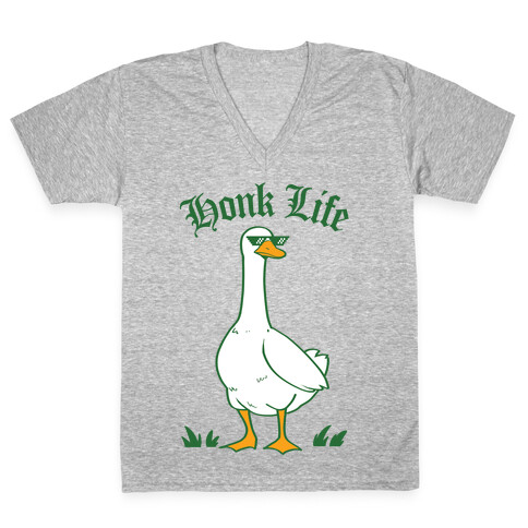 Honk Life V-Neck Tee Shirt