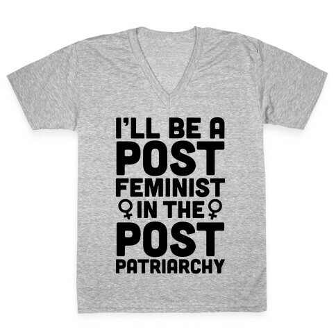 Post-Feminist V-Neck Tee Shirt
