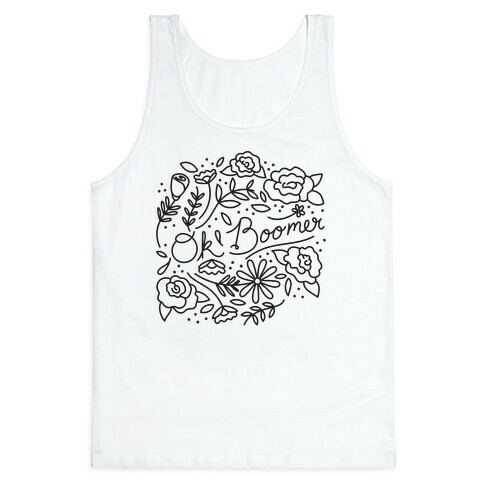 Ok Boomer Bloom Floral Tank Top