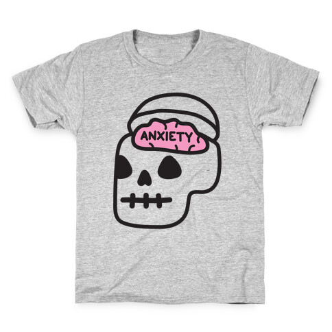 Anxiety Holder (Skull) Kids T-Shirt
