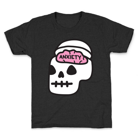 Anxiety Holder (Skull) Kids T-Shirt