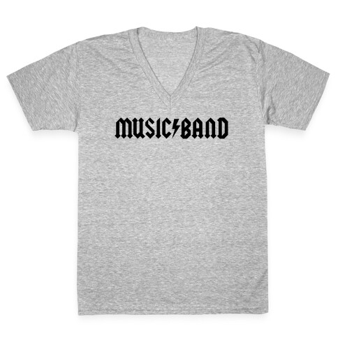 Music Band Rock Shirt Parody V-Neck Tee Shirt