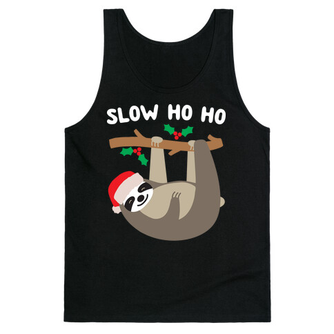 Slow Ho Ho Santa Sloth Tank Top