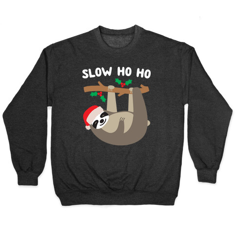 Slow Ho Ho Santa Sloth Pullover