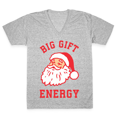 Big Gift Energy V-Neck Tee Shirt