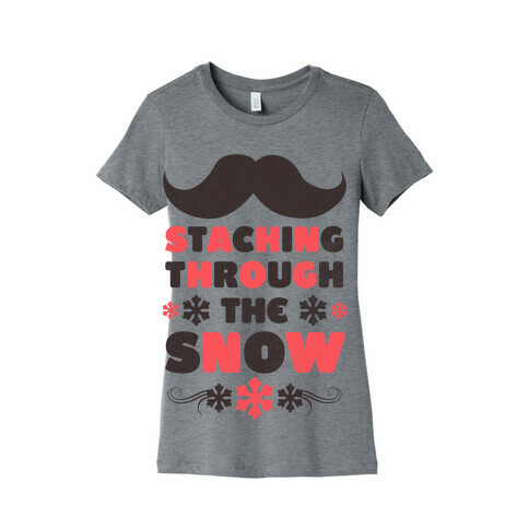 Staching Through the Snow Womens T-Shirt