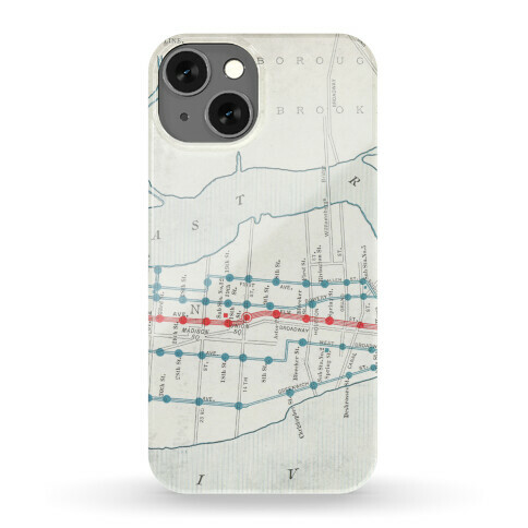 Vintage New York City Map Phone Case