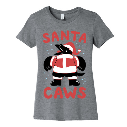 Santa Caws Womens T-Shirt