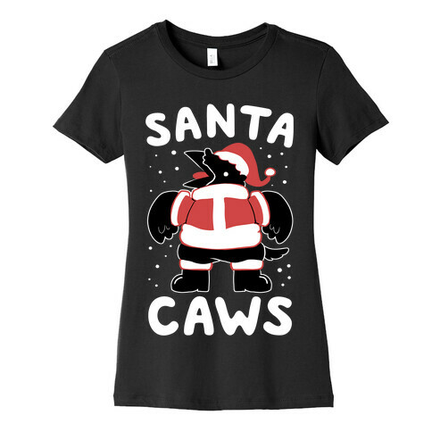 Santa Caws Womens T-Shirt