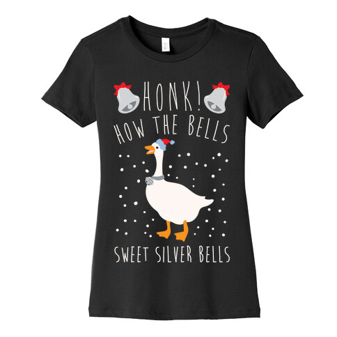 Honk How The Bells Parody White Print Womens T-Shirt
