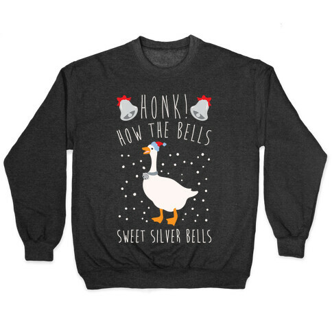 Honk How The Bells Parody White Print Pullover