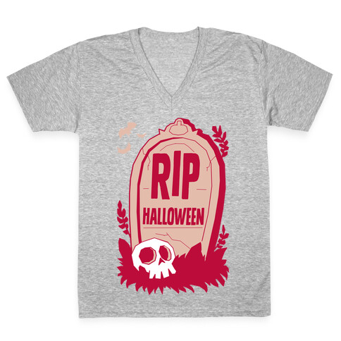 RIP Halloween V-Neck Tee Shirt