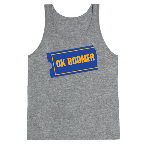 Ok Boomer Blockbuster Parody Tank Top