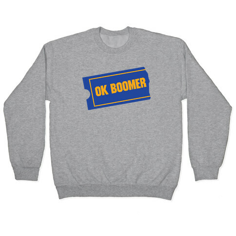 Ok Boomer Blockbuster Parody Pullover