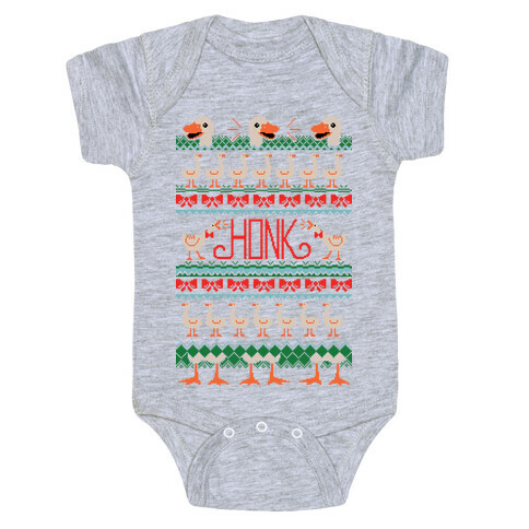 Ugly Goose Sweater Baby One-Piece