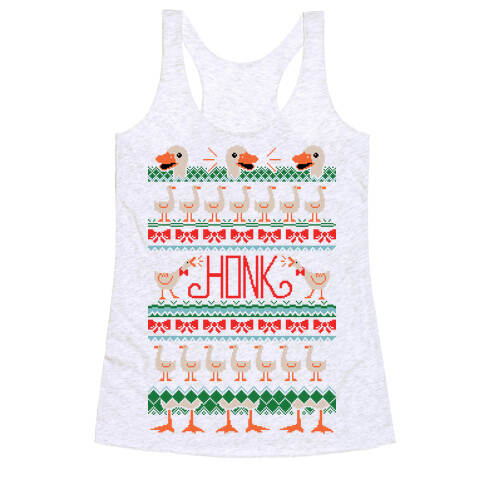 Ugly Goose Sweater Racerback Tank Top