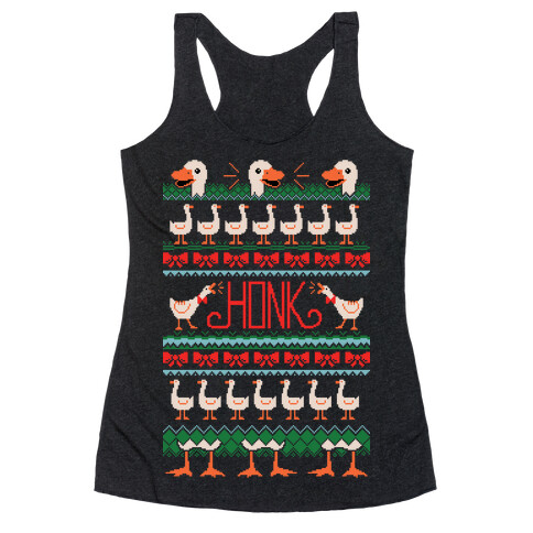 Ugly Goose Sweater Racerback Tank Top