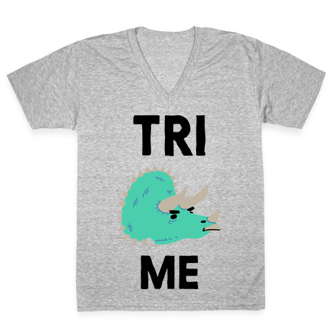 Tri Me  V-Neck Tee Shirt