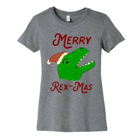 Merry Rex-mas Womens T-Shirt