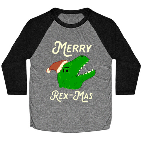 Merry Rex-mas Baseball Tee