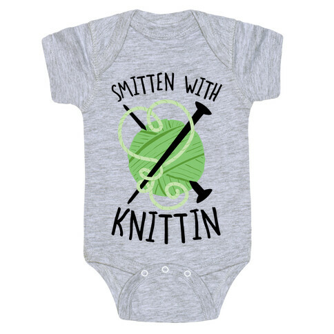 Smitten With Knittin Baby One-Piece