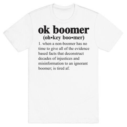 Ok Boomer Definition T-Shirt
