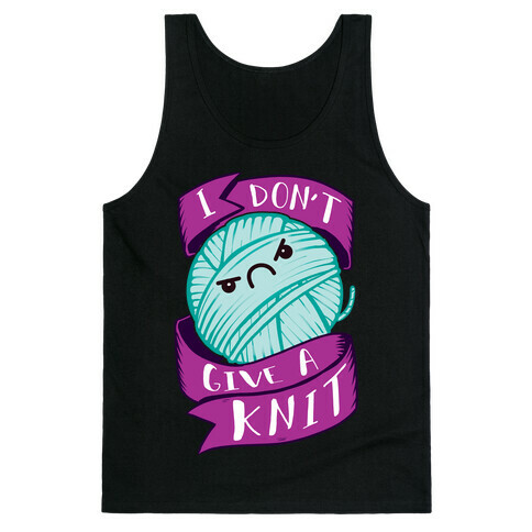I Don't Give A Knit Tank Top