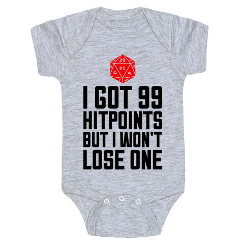 99 Hitpoints Baby One-Piece