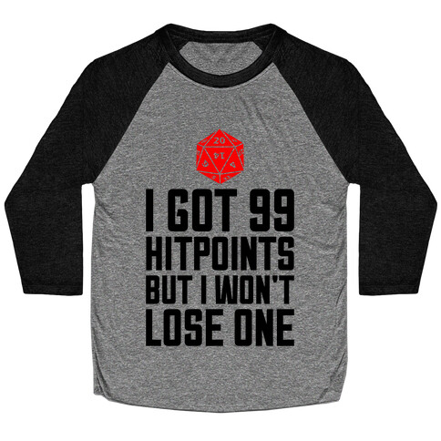 99 Hitpoints Baseball Tee