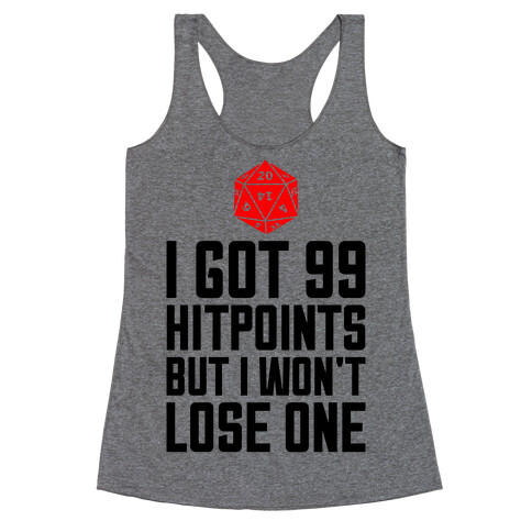 99 Hitpoints Racerback Tank Top