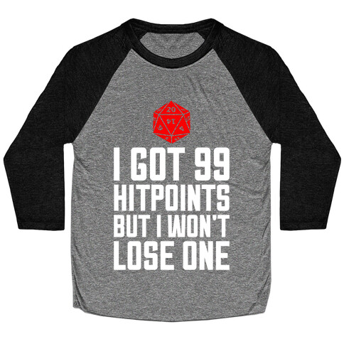 99 Hitpoints Baseball Tee