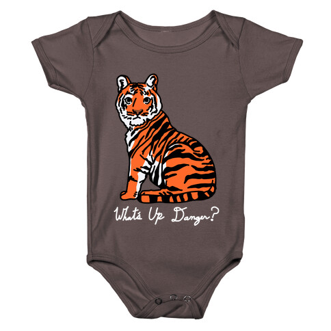 What's Up Danger Tiger Baby One-Piece