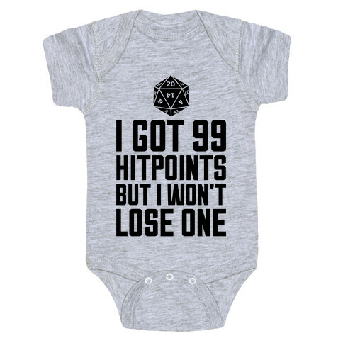 99 Hitpoints Baby One-Piece